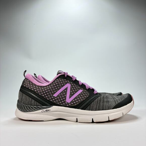 New Balance 711 Gray Purple Running Training Shoes WX711BK Women’s Size 7.5 - Picture 1 of 10